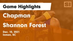 Chapman  vs Shannon Forest Game Highlights - Dec. 10, 2021