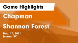 Chapman  vs Shannon Forest Game Highlights - Dec. 17, 2021