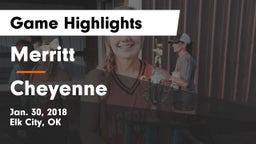 Merritt  vs Cheyenne Game Highlights - Jan. 30, 2018