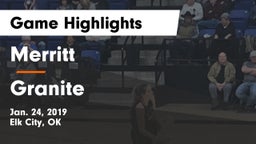Merritt  vs Granite  Game Highlights - Jan. 24, 2019