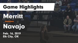 Merritt  vs Navajo   Game Highlights - Feb. 16, 2019