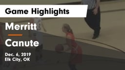 Merritt  vs Canute  Game Highlights - Dec. 6, 2019