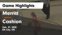 Merritt  vs Cashion  Game Highlights - Feb. 27, 2020