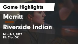 Merritt  vs Riverside Indian  Game Highlights - March 5, 2022