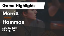 Merritt  vs Hammon  Game Highlights - Jan. 28, 2022