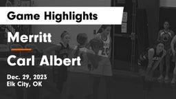 Merritt  vs Carl Albert Game Highlights - Dec. 29, 2023