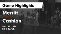 Merritt  vs Cashion  Game Highlights - Feb. 24, 2024