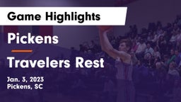 Pickens  vs Travelers Rest  Game Highlights - Jan. 3, 2023
