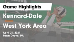 Kennard-Dale  vs West York Area  Game Highlights - April 25, 2024