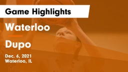 Waterloo  vs Dupo  Game Highlights - Dec. 6, 2021