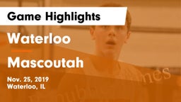 Waterloo  vs Mascoutah  Game Highlights - Nov. 25, 2019