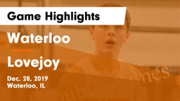 Waterloo  vs Lovejoy Game Highlights - Dec. 28, 2019