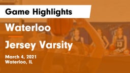 Waterloo  vs Jersey Varsity Game Highlights - March 4, 2021