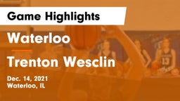 Waterloo  vs Trenton Wesclin  Game Highlights - Dec. 14, 2021