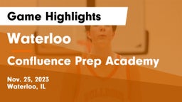 Waterloo  vs Confluence Prep Academy  Game Highlights - Nov. 25, 2023