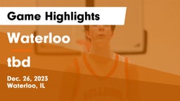 Waterloo  vs tbd Game Highlights - Dec. 26, 2023