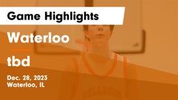 Waterloo  vs tbd Game Highlights - Dec. 28, 2023