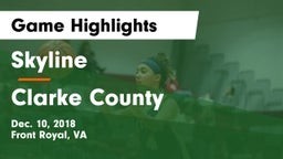Skyline  vs Clarke County  Game Highlights - Dec. 10, 2018