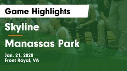 Skyline  vs Manassas Park  Game Highlights - Jan. 21, 2020