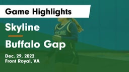 Skyline  vs Buffalo Gap  Game Highlights - Dec. 29, 2022
