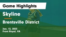 Skyline  vs Brentsville District  Game Highlights - Jan. 13, 2023