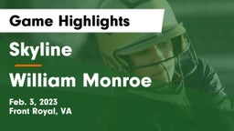 Skyline  vs William Monroe  Game Highlights - Feb. 3, 2023
