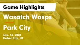 Wasatch Wasps vs Park City  Game Highlights - Jan. 14, 2020