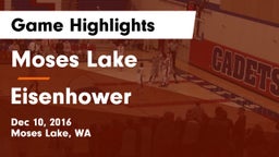 Moses Lake  vs Eisenhower  Game Highlights - Dec 10, 2016