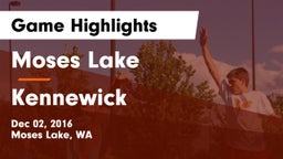 Moses Lake  vs Kennewick  Game Highlights - Dec 02, 2016
