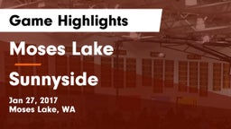 Moses Lake  vs Sunnyside  Game Highlights - Jan 27, 2017