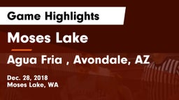 Moses Lake  vs Agua Fria , Avondale, AZ Game Highlights - Dec. 28, 2018
