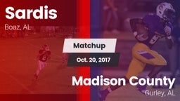 Matchup: Sardis  vs. Madison County  2017
