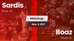 Matchup: Sardis  vs. Boaz  2017