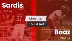 Matchup: Sardis  vs. Boaz  2018