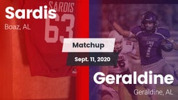 Matchup: Sardis  vs. Geraldine  2020