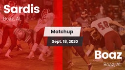 Matchup: Sardis  vs. Boaz  2020