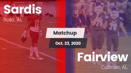 Matchup: Sardis  vs. Fairview  2020