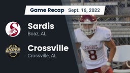 Recap: Sardis  vs. Crossville  2022
