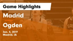 Madrid  vs Ogden  Game Highlights - Jan. 4, 2019