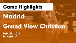 Madrid  vs Grand View Christian Game Highlights - Feb. 18, 2021