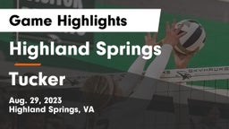 Highland Springs  vs Tucker  Game Highlights - Aug. 29, 2023
