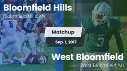 Matchup: Bloomfield Hills vs. West Bloomfield  2017