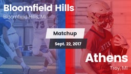 Matchup: Bloomfield Hills vs. Athens  2017
