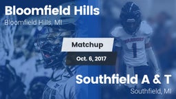 Matchup: Bloomfield Hills vs. Southfield A & T 2017
