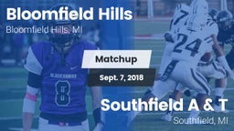 Matchup: Bloomfield Hills vs. Southfield A & T 2018