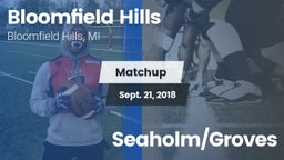 Matchup: Bloomfield Hills vs. Seaholm/Groves 2018