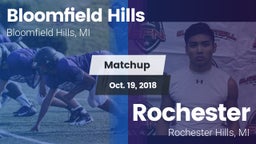 Matchup: Bloomfield Hills vs. Rochester  2018