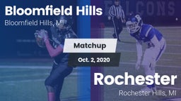 Matchup: Bloomfield Hills vs. Rochester  2020