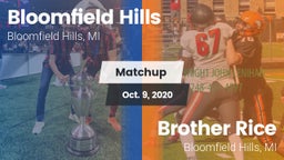 Matchup: Bloomfield Hills vs. Brother Rice  2020