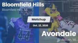 Matchup: Bloomfield Hills vs. Avondale  2020